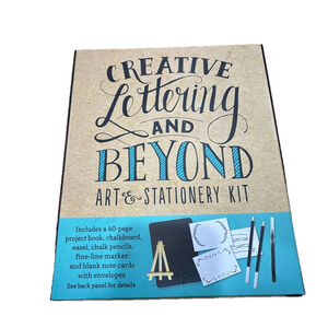 Creative Lettering & Beyond Art & Stationery Kit Includes a 40-page Project Book